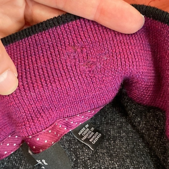 Ted Baker London Grey Wool Zip V neck Sweater Small Medium Fit 3 - Picture 15 of 16